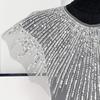 European And American Heavy Industry Mesh Sequined Collar Fake Collar Cloth Sticker Dress Performance Clothes Front Collar Clothing Shawl Cape