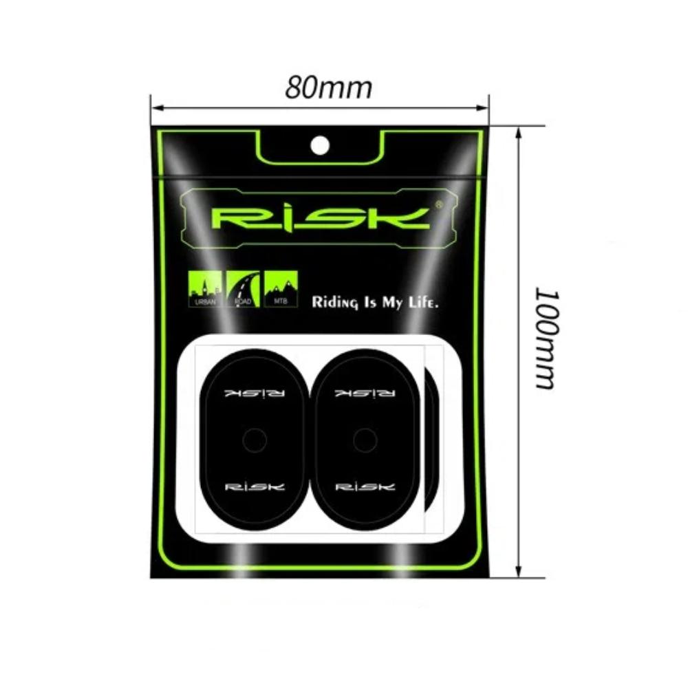 4/10pcs Air Nozzle Bicycle Presta Valve Sticker Mountain Road Glue Sealing Pad Protective Stickers