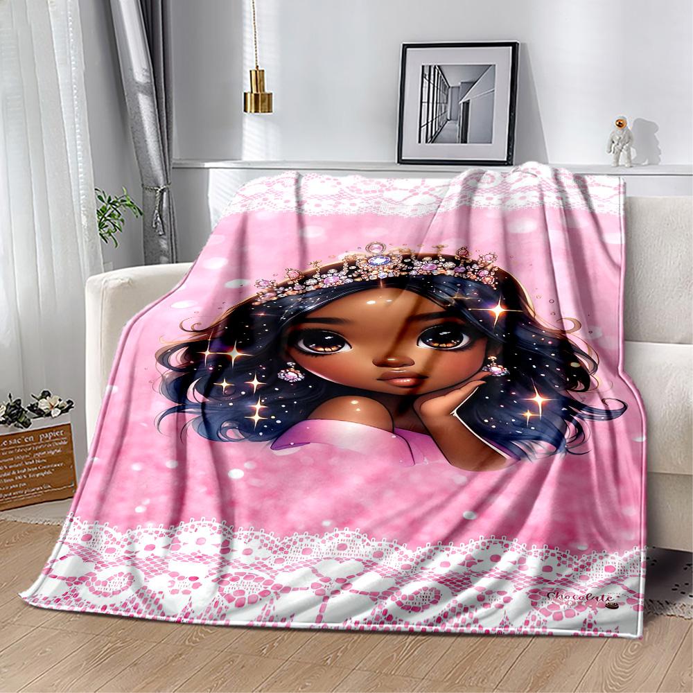 Golden Princess Shine Blankets are suitable for living rooms,making them an ideal choice for outdoor travel and gifts.