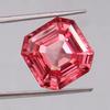 Natural Padparadscha Sapphire Asscher Cut Certified Loose Gemstone