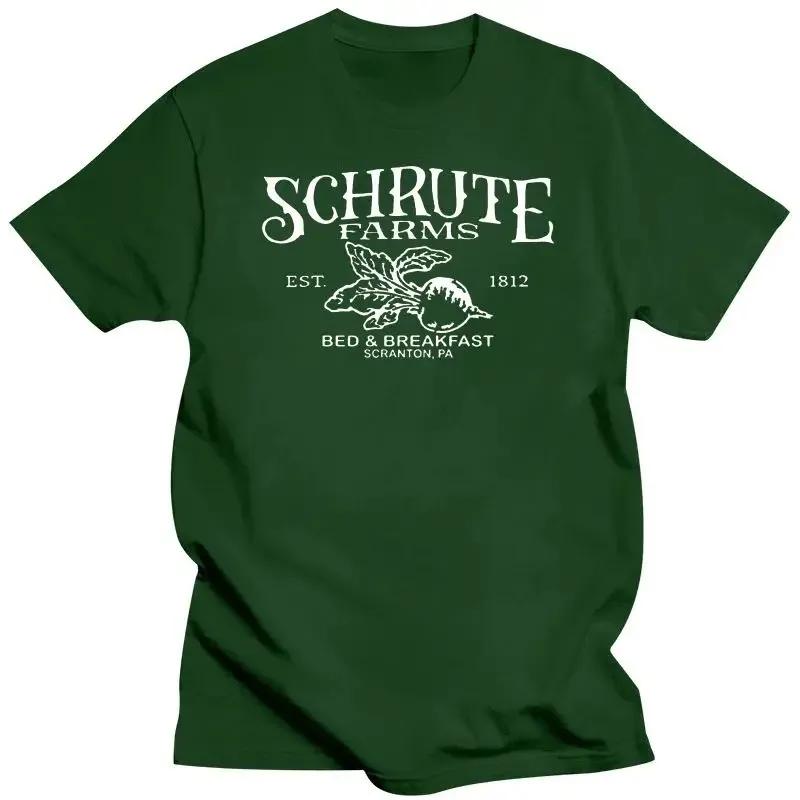 2025 neues Modell 2025 Herrenbekleidung Schrute Farms T-Shirt Paper Co Inc Scranton PA The Office Dwight Herren Erwachsene USA