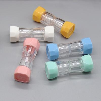 1pc Small Lovely Rotatable Portable Contact Lens Candy Color Travel Eyewear Case Bag Box Container Holder Eyewear Accessories