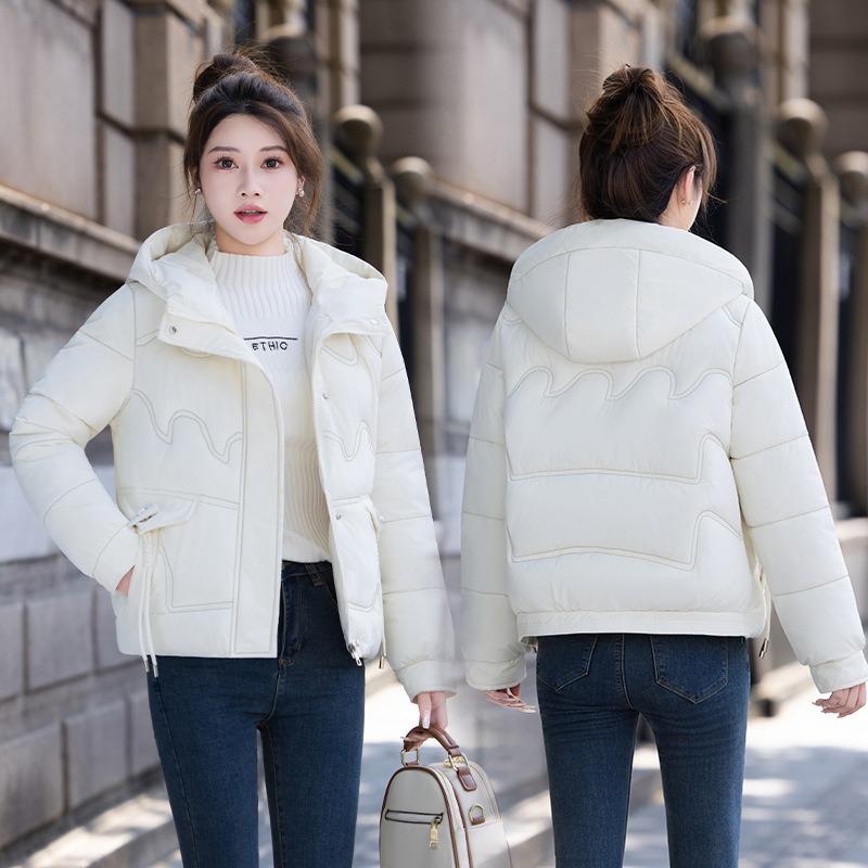 Cotton clothes women's jackets winter new fashionable loose primary and secondary school students short thickened cotton-padded clothes