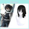 Stylish Black Layered Short Hair Wig For Cosplay Demon Slayer Kimetsu No Yaiba