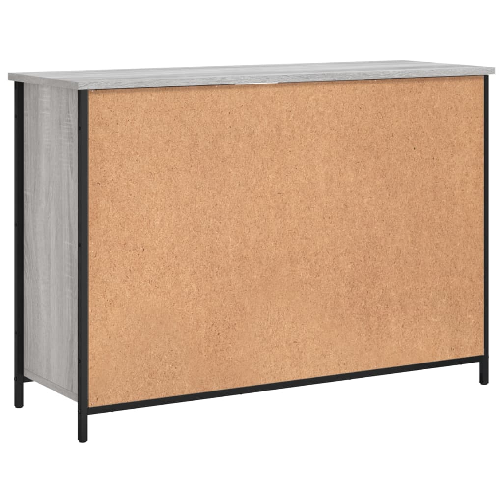 Sideboard Gray Sonoma 100x35x70 Cm Particleboard