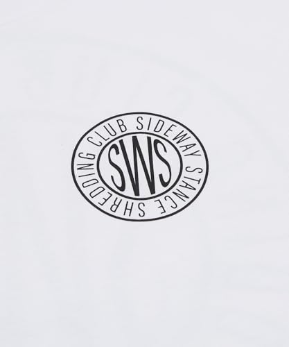 IMPROMES Casual SIDEWAYSTANCE Circle Logo Long Sleeve T-Shirt, Men's, Black