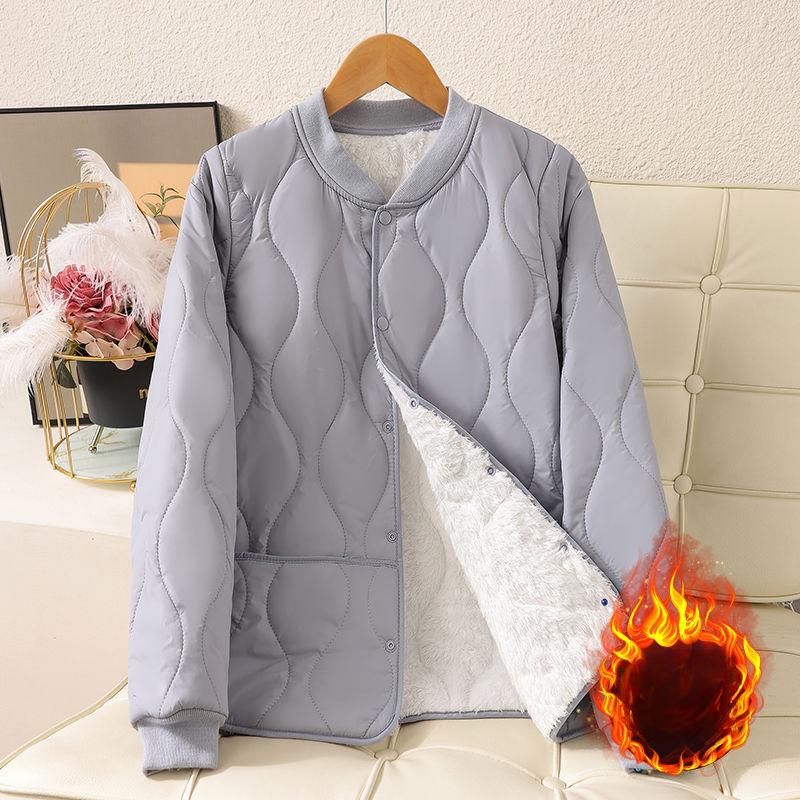 

Женская зимняя куртка-подкладка с пуховым наполнителем, плюс бархатная прилегающая теплая куртка с мягкой подкладкой, маленькая куртка с мягкой подкладкой XXL светло-синий