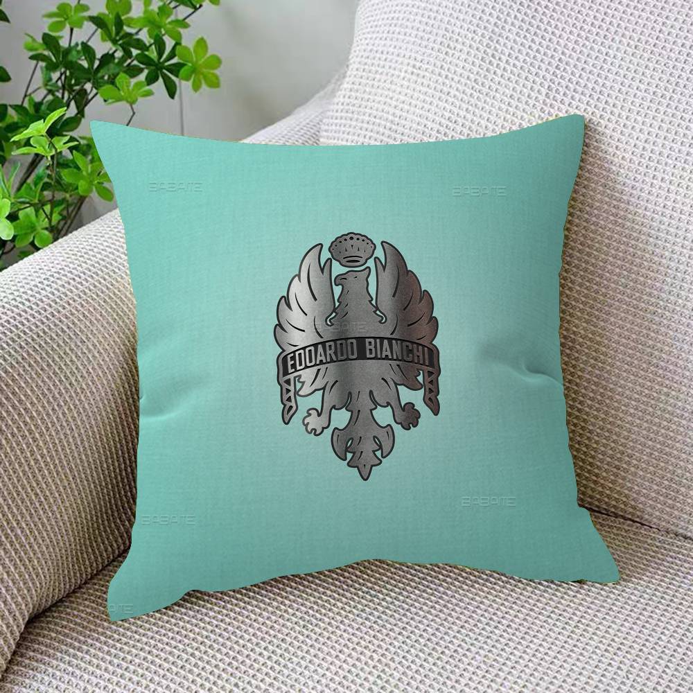 B-BianchiS Bike Logo Pillow Cover Sofa Cushion Cover Home Room Decoration Children Gift