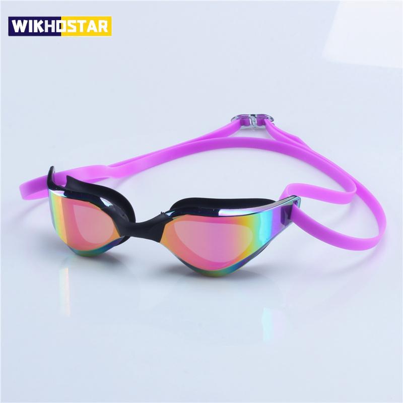 Professionelle Anti-Beschlag Schwimmbrille Schwimmbrillen Galvanisiert Wasserdicht Silikon Lunettes De Natation Professionnelle