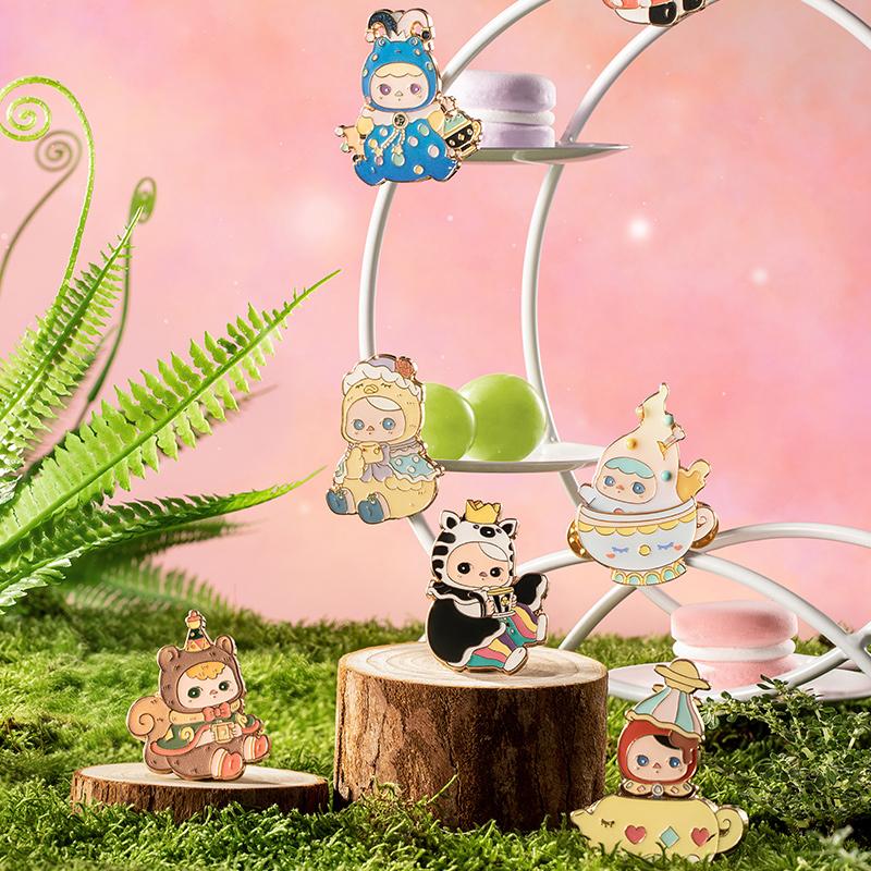 New POP MART Beech Pucky Animal Tea Party Collection Blind Box Products Single Mystery Box/Full Box 12 Pcs 211000223