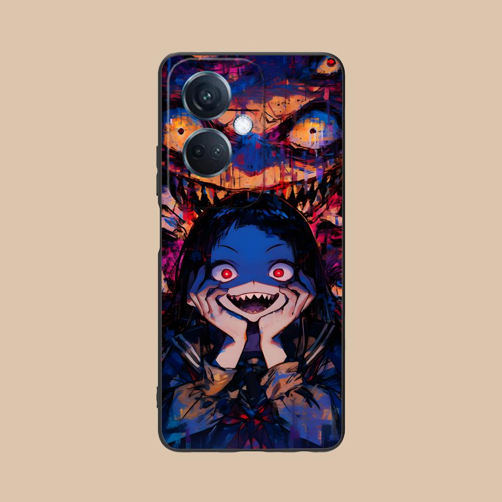 Terror Gothic Art Mobile Phone Case for OPPO Reno 14 13 12 11 10 9 8 7 6 5 F T Pro 5G Colorful Printing Cover Luxury Pretty