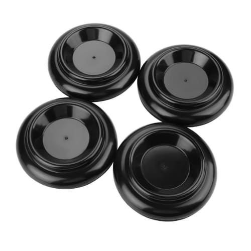 Set of 4 Plastic Piano Insulators for Grand Pianos, Shock Absorbing, Anti-Slip, Heavy-Duty, Soundproof, and Vibration-Dampening