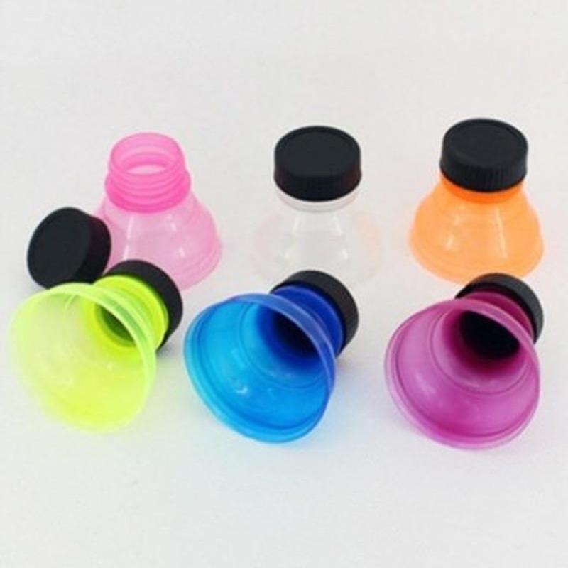 

6Pcs Can Convert Soda Savers Toppers Reusable Bottle Cap Drink Lids Opener Plastic Screw Cover 6pc color miexd
