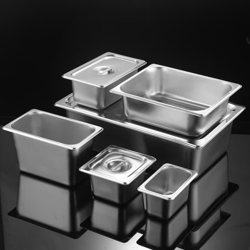 Stainless Steel Rectangular Food Portion Pan
