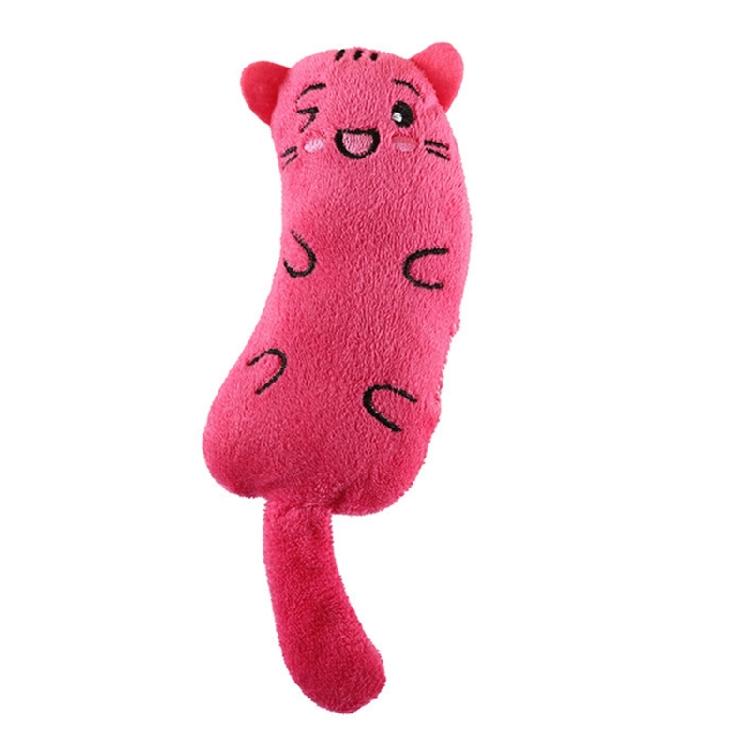 Interactive Cats Plush Toy for Indoor Entertainment Crinkle Sound Cats Teasing Cartoon Mice for Pet Teething Relief 6pcs