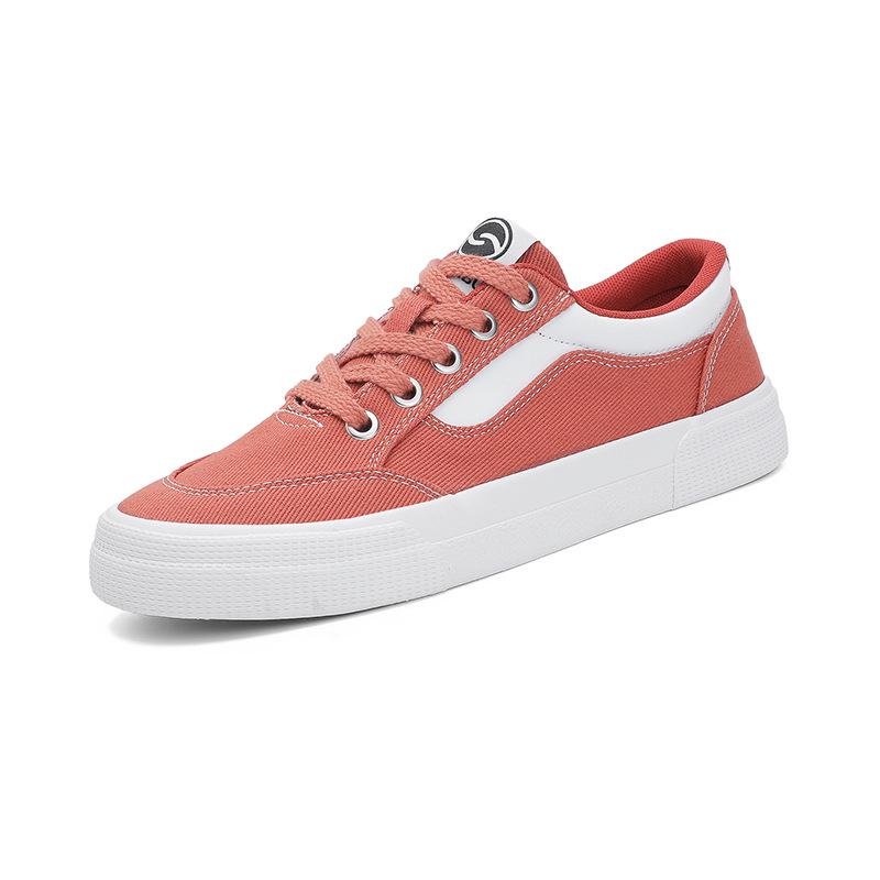 2026 Spring Men's Patchwork Cloth Shoes: Trendy, Breathable, Low-Top, Flat Bottom Lace-Up Board Shoes