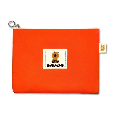 Oxford Flat Pouch Orange (Medium)