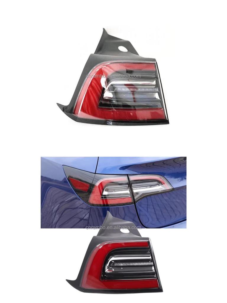 Model 3 2017-2020 Taillight Assembly (1077397-00-G, 1077398-00-F Compatible)