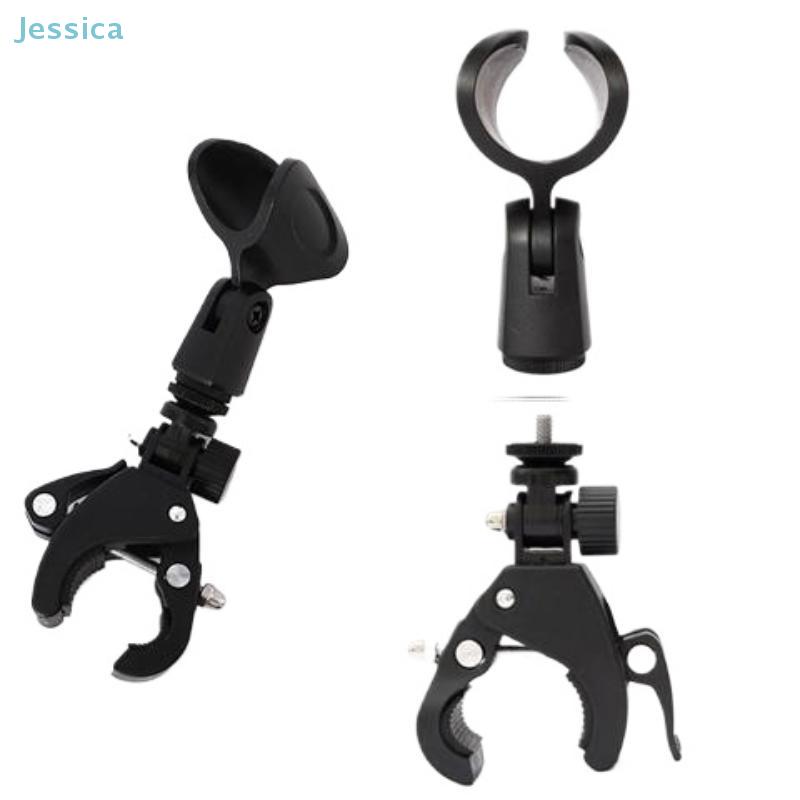 Drum Mic Clip Holder Microphone Crab Clamp Mount For Mic Stand&Drum Rim Adjustment 5/8 To 3/8 Thread Mic Clip
