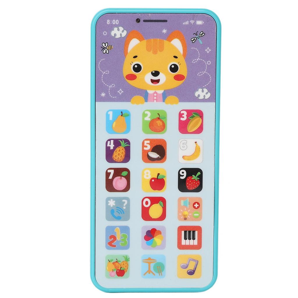 Baby Cell Phone Toy 18 Buttons 6 Modes USB Charging Multifunction Early Education Simulation Phone