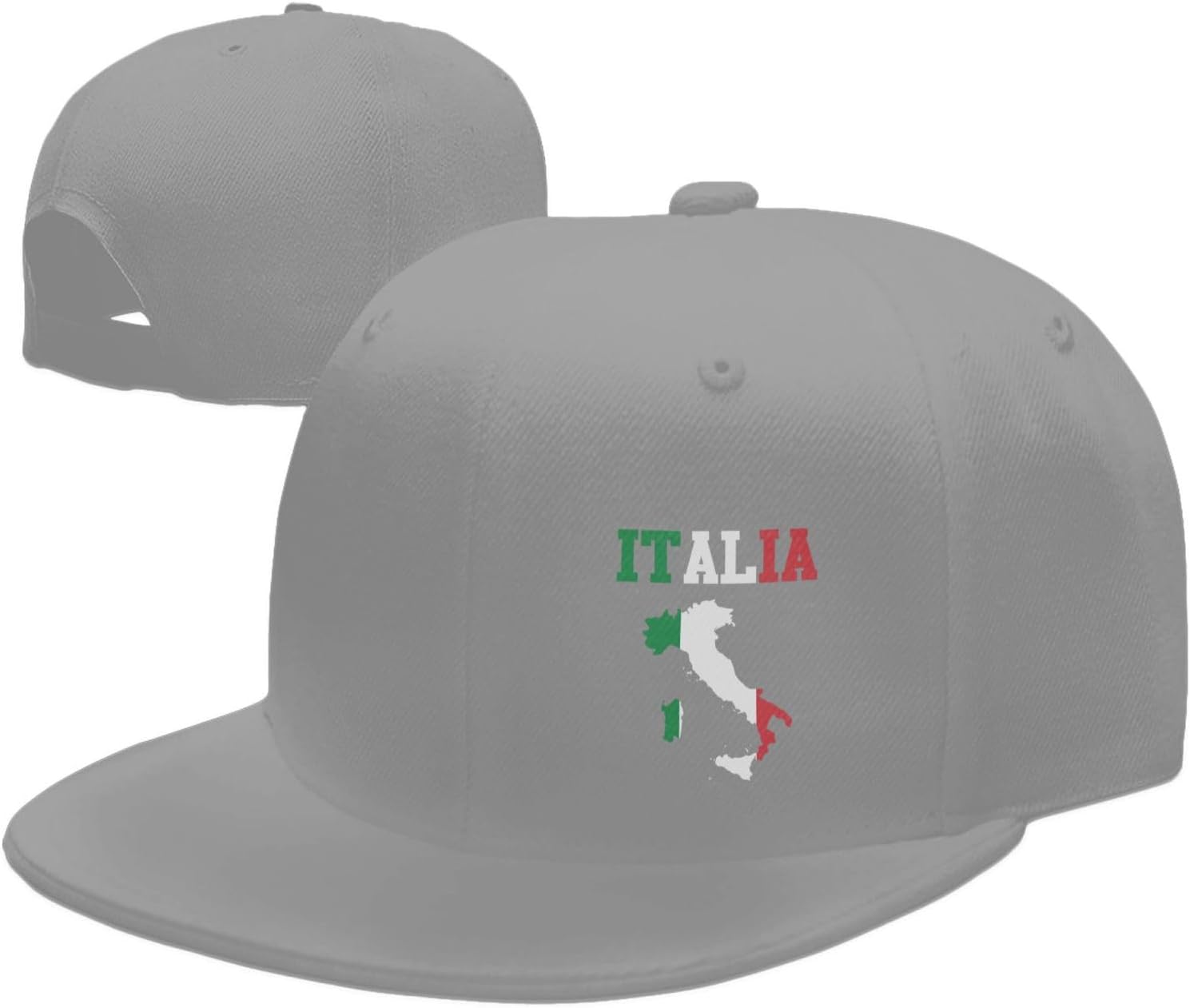 Италия Italy Итальянская Snapback Кепка Хип-Хоп Стиль Плоский Козырек Кепки Бейсболка One Size