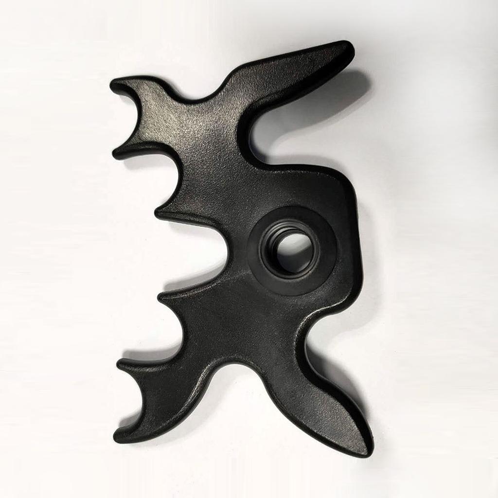 Plastic Snooker Billiards Cue Rack Light Weight Billiard Cue Rest Bridge Slip-On Portable Mooseheads Bridge Head