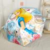 Alice Wonderland Portable Automatic Umbrella Compact 8-Rib Lightweight Sturdy Construction Travel Essential Elegant Women's Umbrella Spiritual Gift