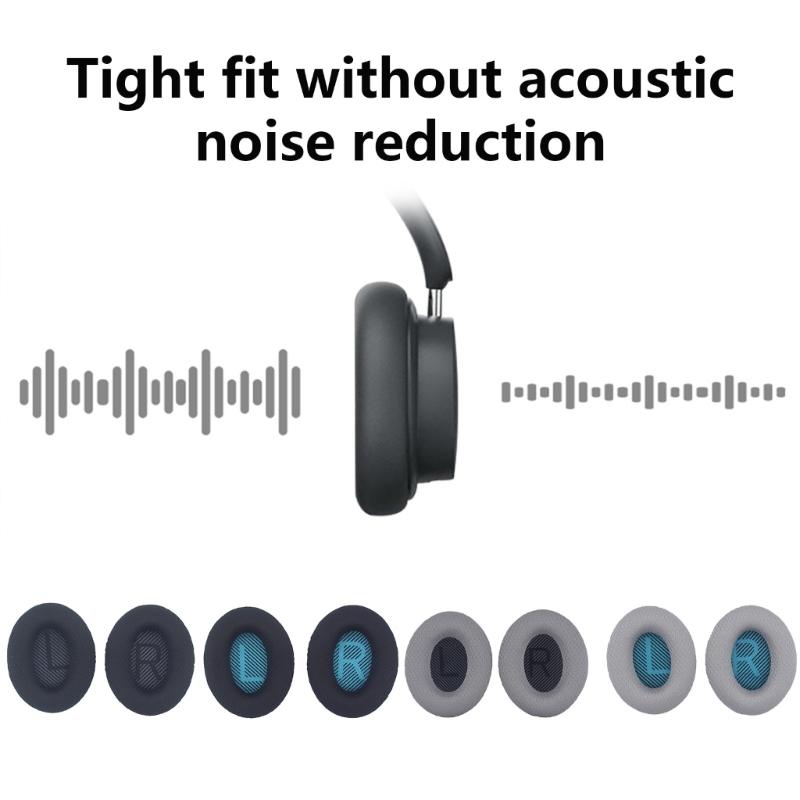 Komfort-Ohrpolster für QC45 QC35 QC25 QC2 QC15/Over-Ear 2 AE2i AE2w Kopfhörer Geräuschunterdrückende Ohrpolster Ohrmuschel