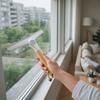 Non-Scratch Rotating Window Squeegee Wooden Handle Handheld Water Wiper Water Removal Soft Silicone Scraping Scraper