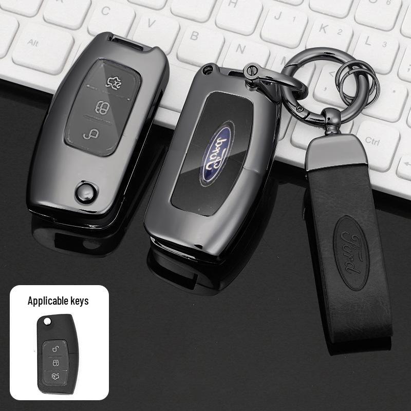 Premium Metal Protective Key Case for Ford Mondeo - Unisex Design