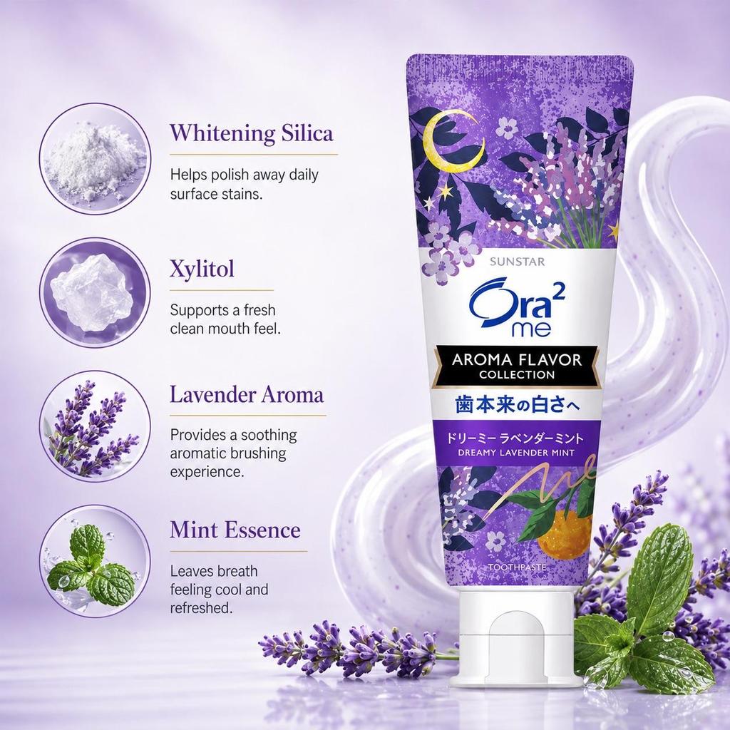 Dentifricio Sbiancante Ora2 (Lavanda) 130g