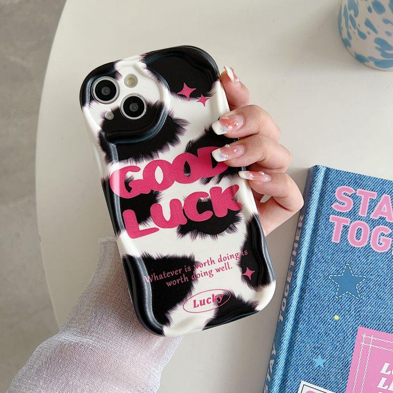 Letters Phone Case for Xiaomi Redmi Note 13 Pro 5G 12 4G 13 Pro Plus 11 10 Pro 12S Redmi 13C 12C 12 3D Wavy Curved Edge Cover