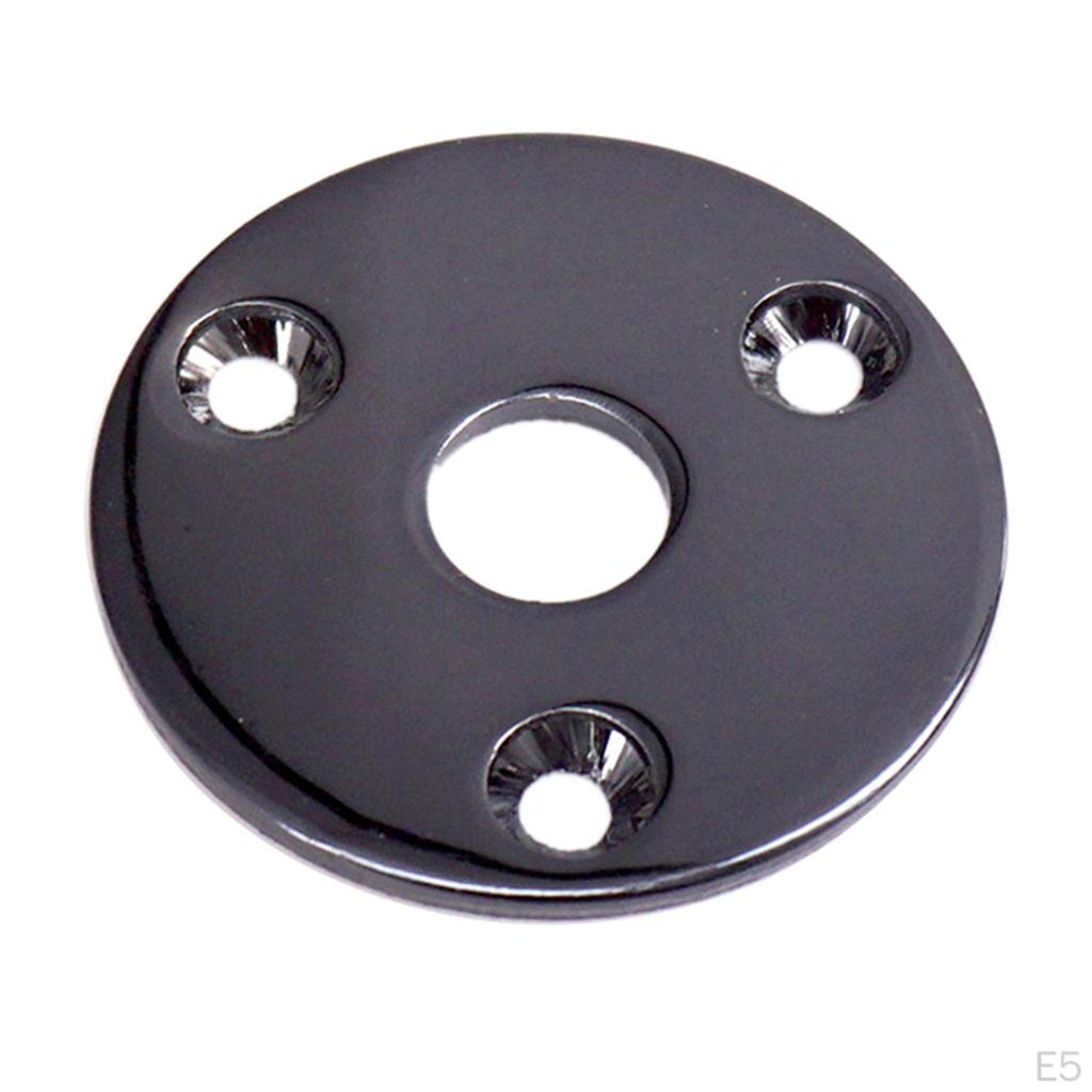 2pcs electric Guitar Bass Output Socket Plate Cover