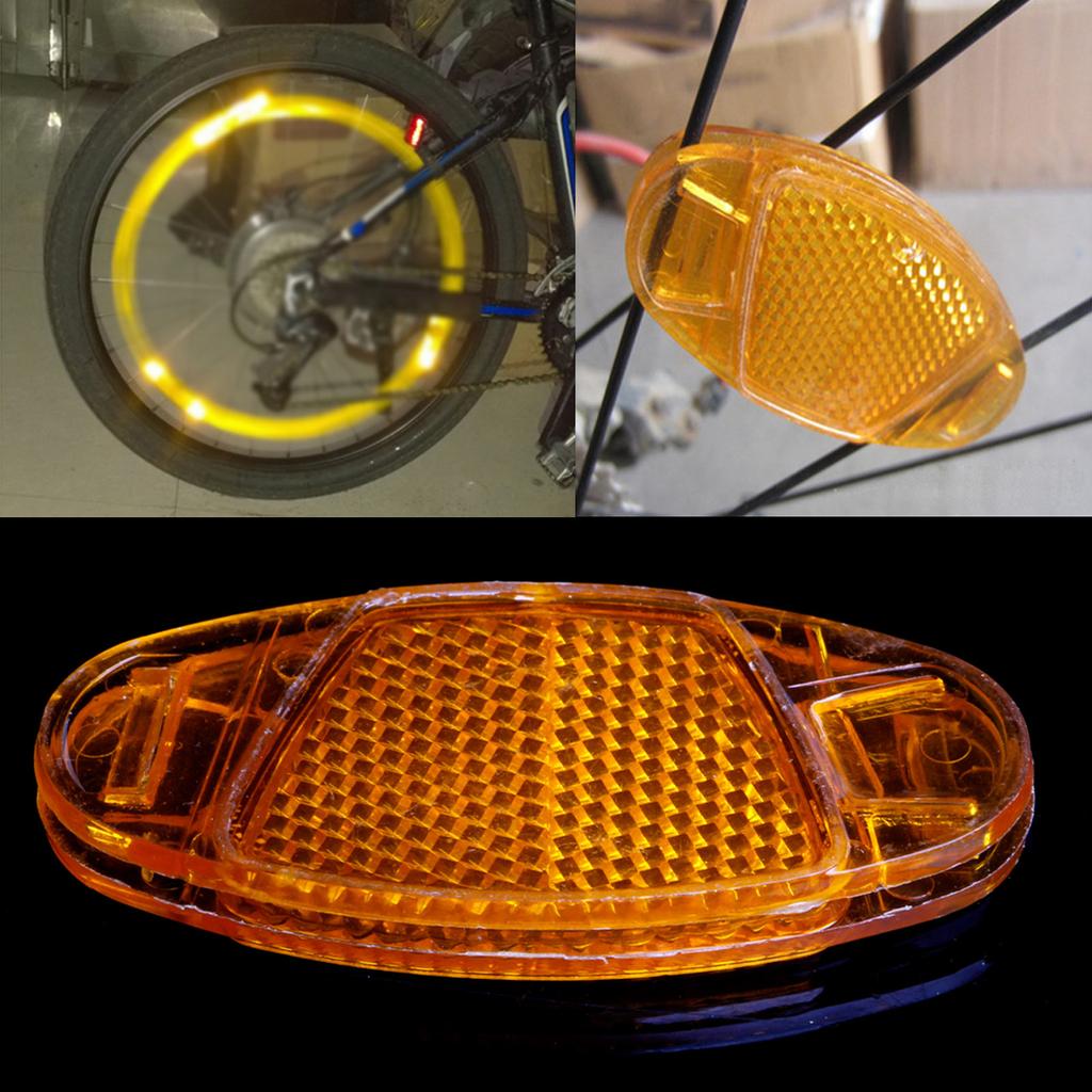 Bikes Spoke Reflectors, 8Pcs Bikes Wheel Reflectors, Bikes Wheel Reflectors Spoke Cyclings Bikes Clip