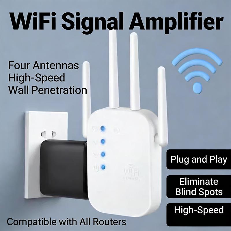 New Sale 1PC WiFi Router Long Range Signal Booster Router 300Mbps Wireless Repeater 2.4G WiFi Signal Extender Amplifier