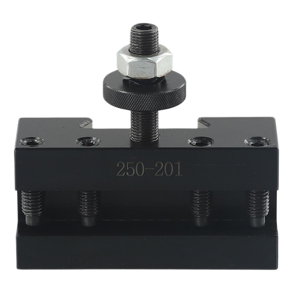 For Lathe Workshop Tools Holder Steel 1* NO.250 - 201 Post 10 - 15" 80x75x25mm Black Quick Change High Quality