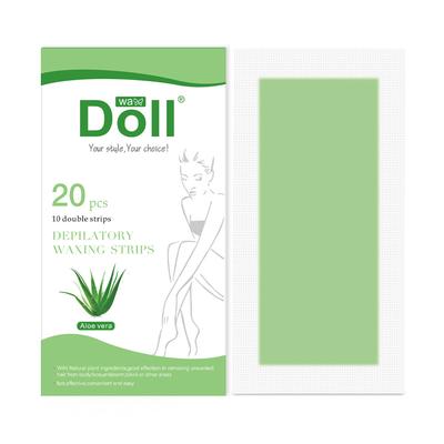 Jednoczęściowy dwustronny papier woskowy do depilacji Wygodny jednorazowy depilator na nogach