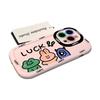 Ins Style Big-eyed Guy for Apple 16/14/15promax Mobile Phone Case for IPhone12/11 Puff Case Xs/xr Soft