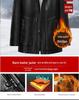 Woodpecker Men's Warm Leather Jacket for Dad and Grandpa - Plus Velvet Winter Coat
