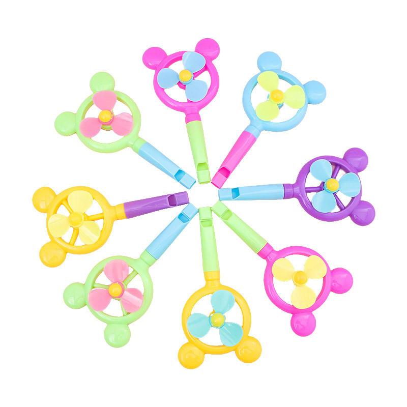 Whistle Windmill Toy With Split And Head For Kids Gift And Playtime Fun