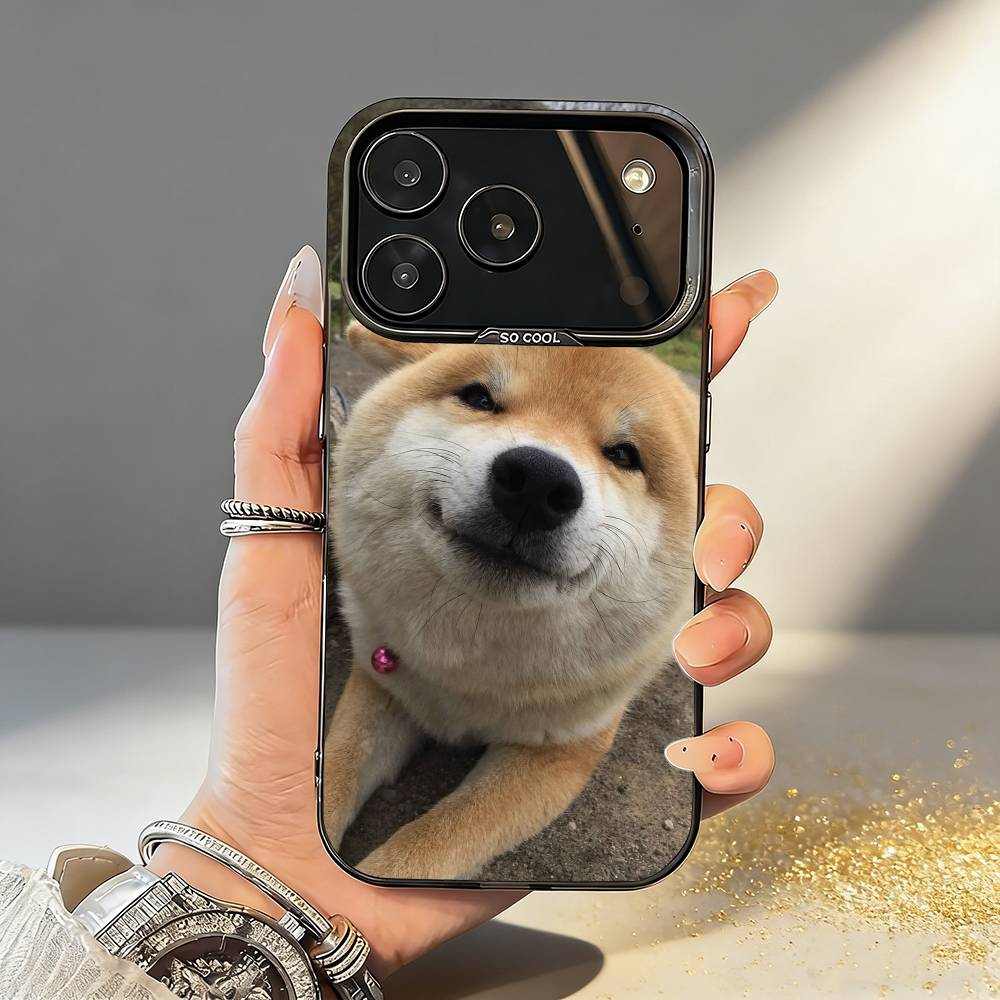 

Animal Shiba Inu Dog Cute Phone Case For iPhone17,16,15,14,13,12,11,Pro,MAX White Matte Shockproof Cover iPhone13