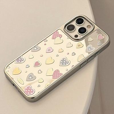 Gilt Mirror for 16 for Apple 17promax Phone Case for IPhone14 Color Love 13 Electroplating 11 for Huawei