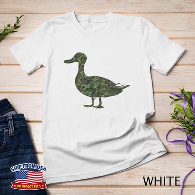 Military Duck Camo Print US Mallard Dipper Veteran Men Gift Unisex T-shirt