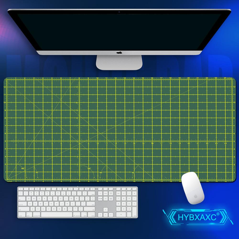 Cutting-Mat-white-on-black Mouse Pad Office Laptop Deskmat Anime Mousepad Gamer Keyboard Mouse Mat Computer Accessories