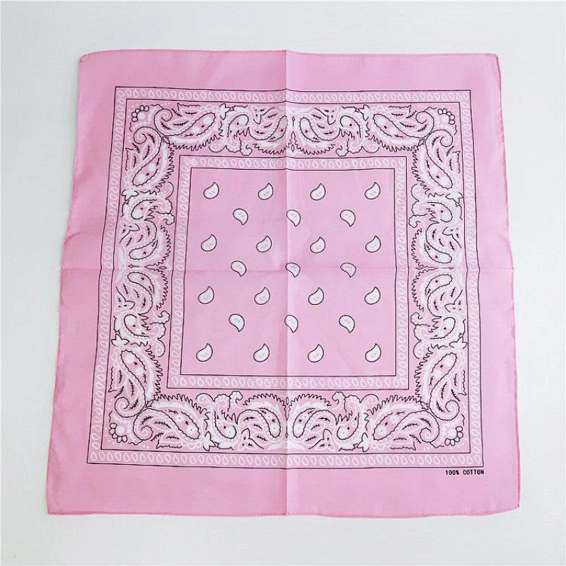 55 Bavlna a len Malý čtvercový šátek Malý Hedvábný šátek Dámská Jarní a Podzimní Móda Šátek na hlavu Pracovní Hip Hop Šátek