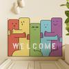 Capacho de porta de entrada Porta Creative Welcome Home Pvc Ring Mat Capacho de porta de entrada Capacho de porta Capacho de porta Capacho de porta