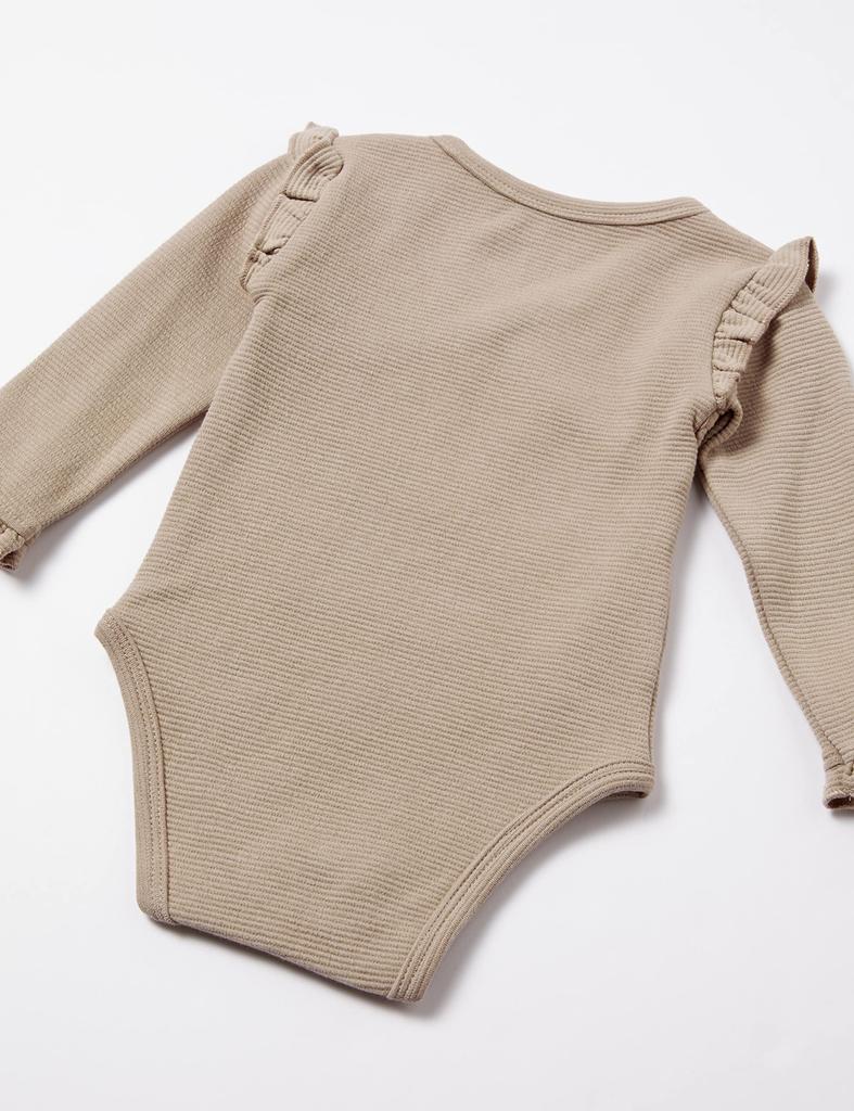 Organic Bodysuit for Babies Barley [L'ovedbaby] Cc2-394 3-6M (for 3-6 Months)