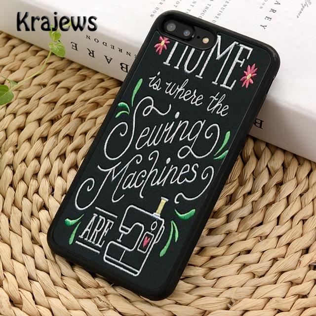 Krajews Antique Sewing Machine Soft Phone Case Cover For iPhone 17 Air 16 15 14 plus 11 12 13 pro max Plus coque Fundas