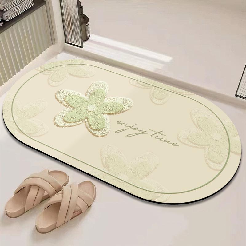 Fresh Quick-Dry Non-Slip Diatomaceous Earth Bathroom Mat