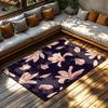 Floral Doormat Pink Flower Pattern Rug Washable Floor Mat Home Decor Entrance Mats Indoor Outdoor Welcome Mat Stylish Home Accen